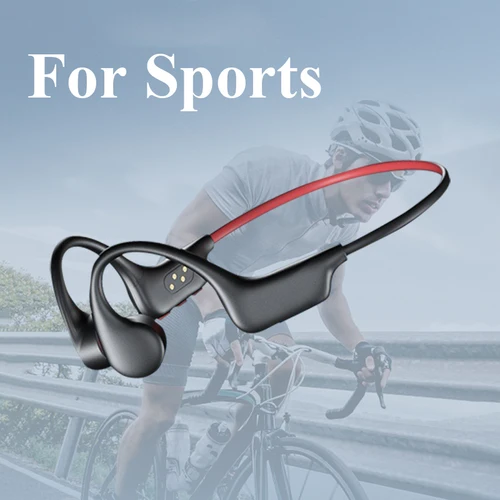 Imagen 2 del producto Auriculares inalámbricos de conducción ósea, cascos impermeables IPX8, deportivos, para natación, 32G, MP3, Bluetooth 5,3, con micrófono, gancho para la oreja, Hifi