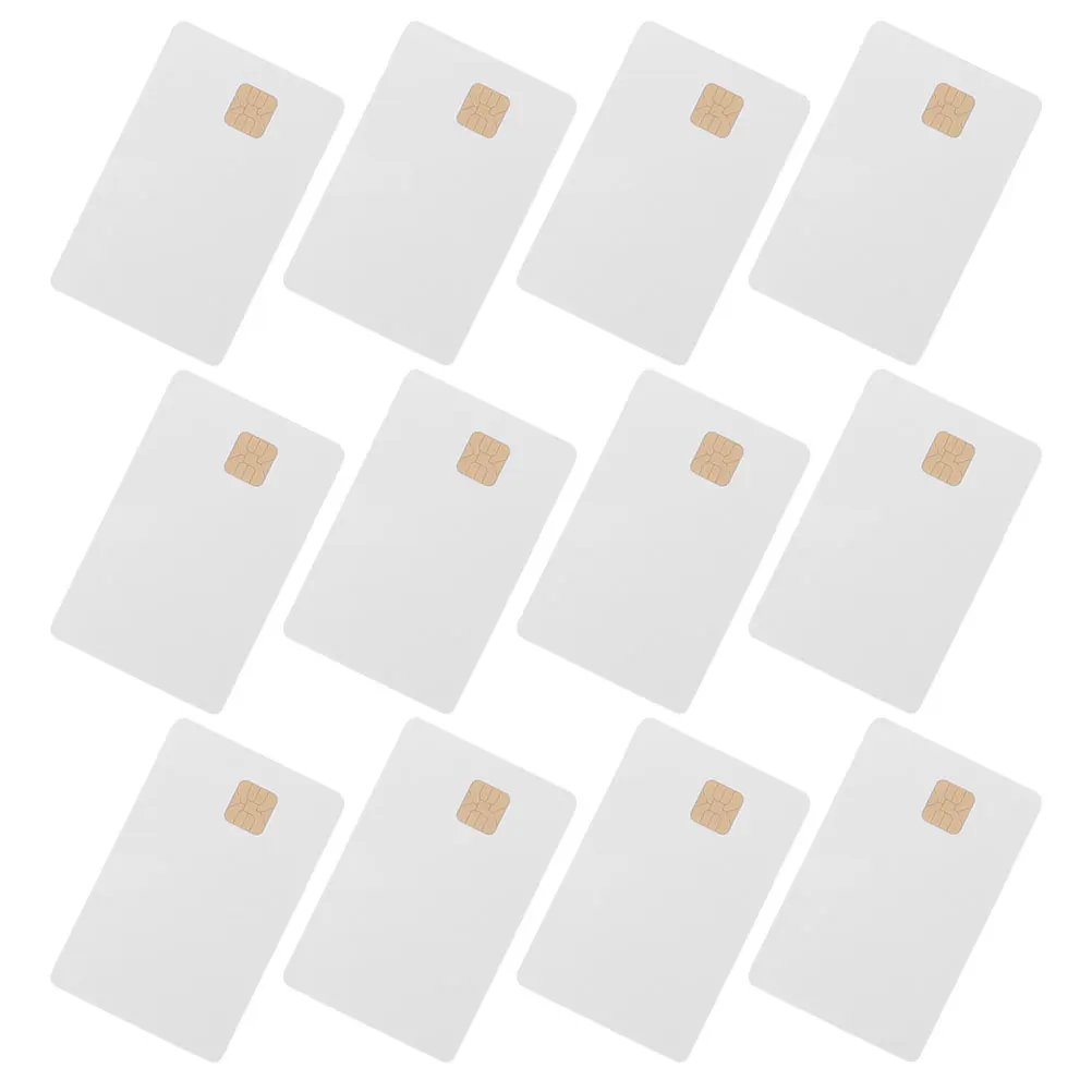 12Pcs Ic Cards High Memory Capacity Access Control System Blank PVC Cards Key Card Attendance Access Card