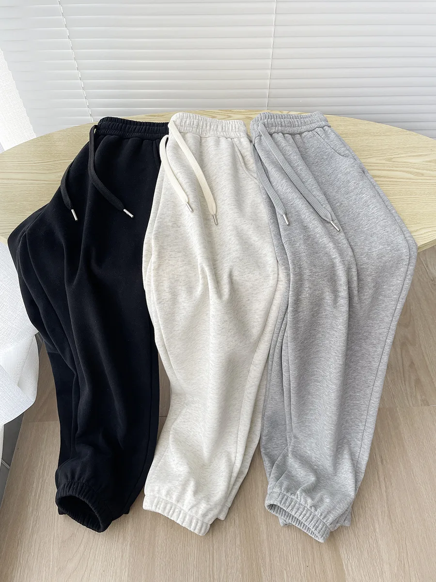 

Широкие брюки Y2K, женские осенние вельветовые спортивные штаны на заказ, женская вышивка, профессиональные, уникальные, вертикальные, для поездок на работу, офисные, простые