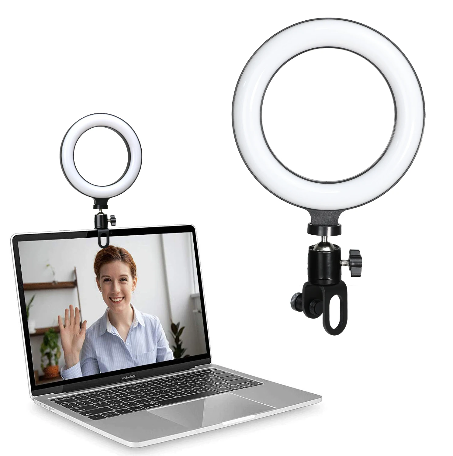 

6 Inch Ring Light Selfie LED Video Lamp Dimmable Photography Lighting for Youtube Vedio Photo Photography Studio