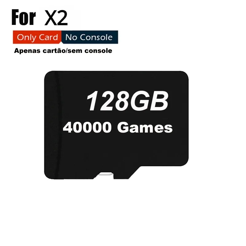 Tarjeta SD para videoconsola BOYHOM Retro X2 + 4K Game Stick, tarjeta de memoria de 64G 128G 256G X2 Plus Game Stick TF