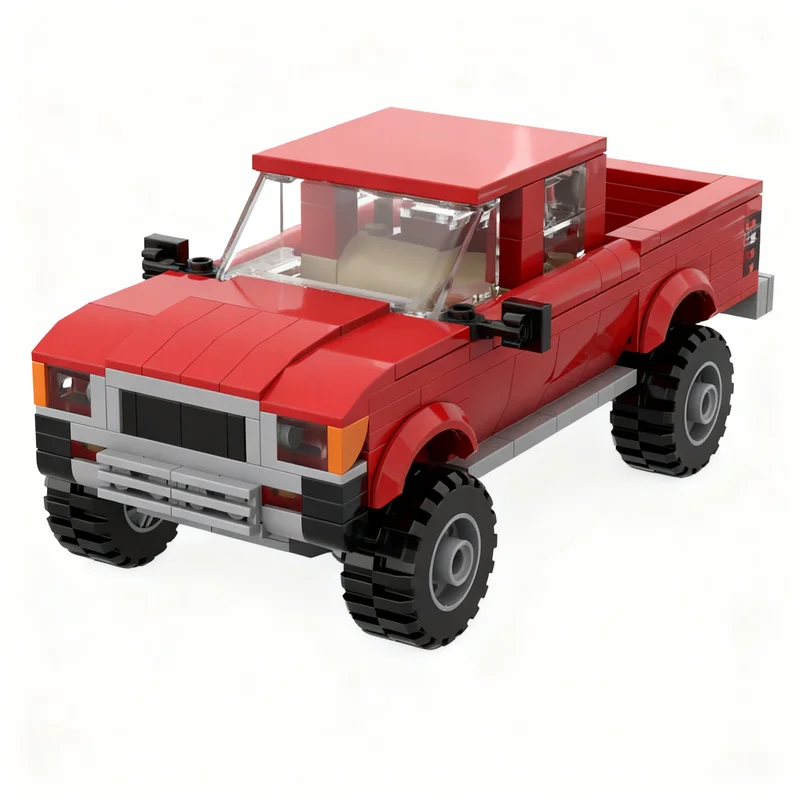 293pcs MOC Toyotaes Hilux City Model Building Blocks Christmas Gift Education Art Birthday Collection Craft Creative 3D Brick