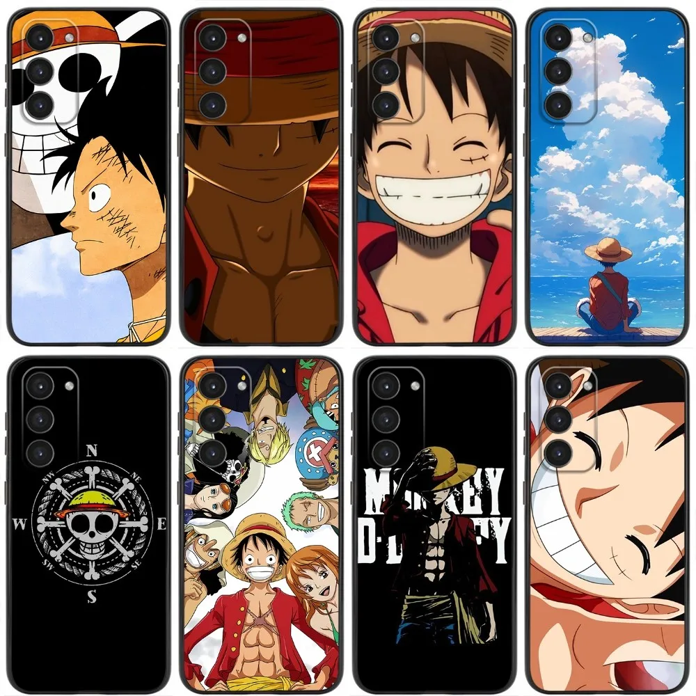 

L-Luffy Anime One P-Piece Phone Case For Samsung Galaxy A20,A21s,A22,A31,A32,A52,A53,A72,73,A80,A91 Soft Black Cover