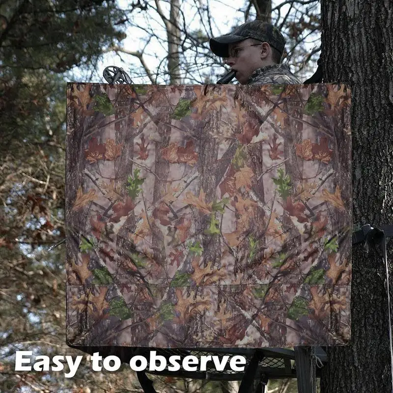 Tree Stand Blind Kit Deer Hunting Accessories With 3 Sides Elk Zipper Design Deer Hunting Accessories Blind Accessories For Men