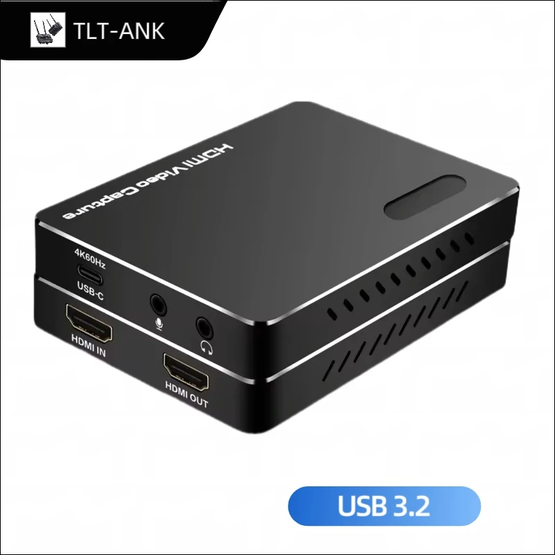 Video Capture Card Compatible 4K HDMI USB 3.2 4K60hz Low Latency Plug and Play 4Kp60 Input/Output Colourful Streaming Recording