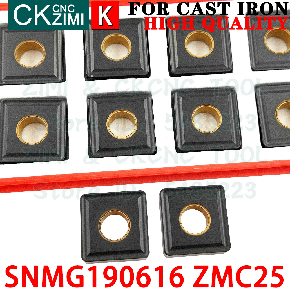 SNMG190616 ZMC25 SNMG 190616 ZMC25 SNMG644 เม็ดมีดคาร์ไบด์การปรับจูนภายนอกเครื่องมือแทรกเครื่องมือตัดกลึงโลหะ SNMG1906 SNMG 1906 CNC สำหรับเหล็กหล่อ