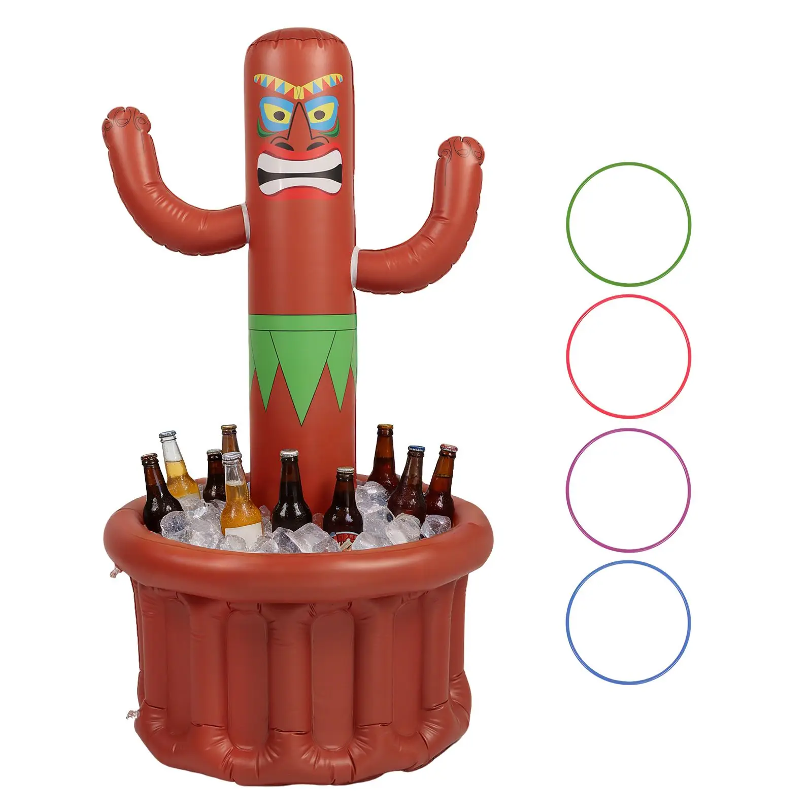 super-large-capacity-inflatable-pool-cooler-inflatable-design-ring-toss-game-tiki-drink-cooler-instant-setup-portable-ice-bucket
