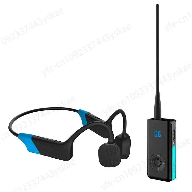 Underwater Swim Coach Walkie Talkie Communication Ear Phone Swimming Equipment Training Waterproof Wireless Headset Headphone