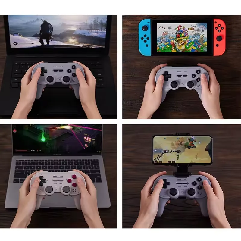 8Bitdo Pro 2 Bluetooth Gamepad Joystick For Nintend Switch PC MacOS Android Steam&Raspberry Pi Controller Wireless Handle