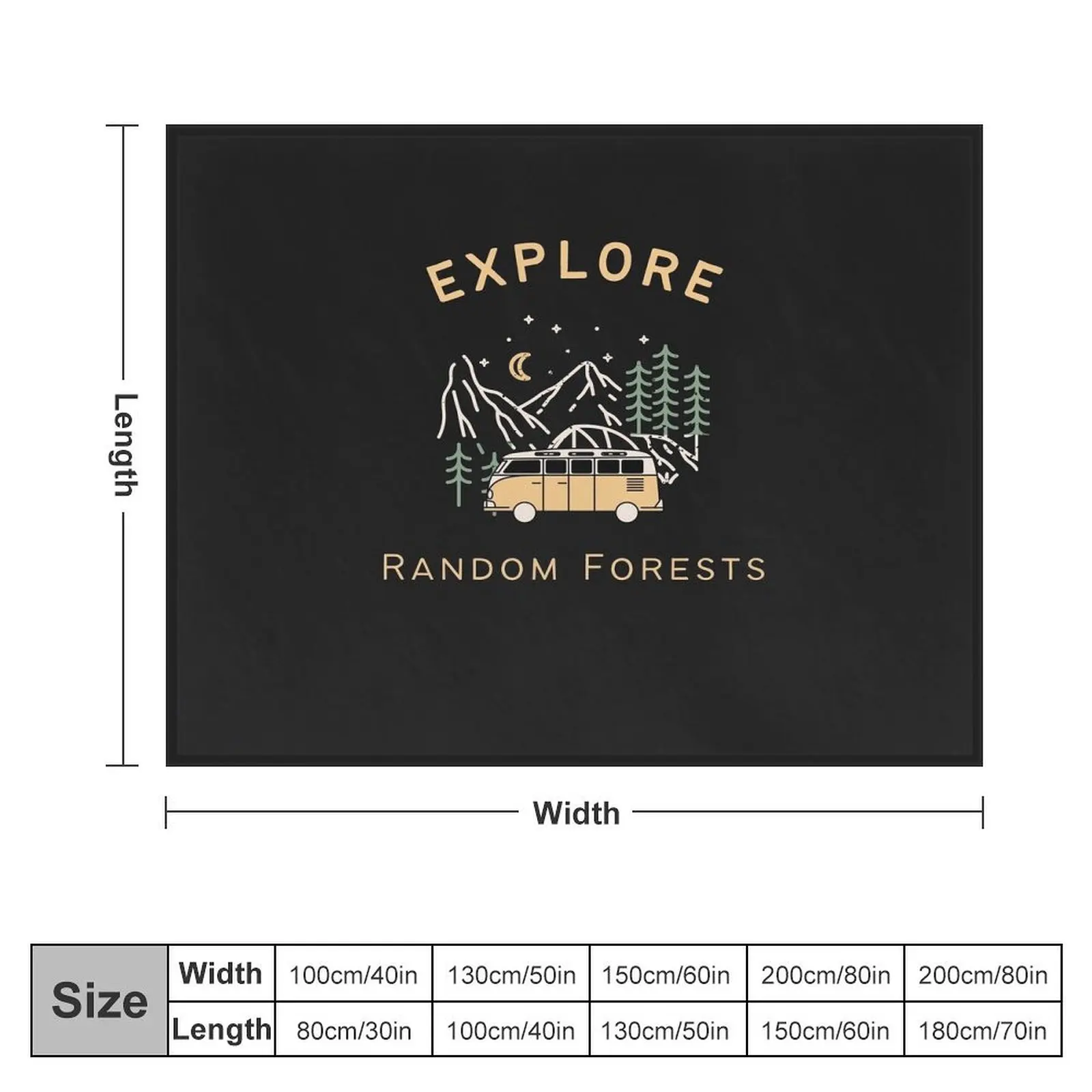 Explore Random Forests design Throw Blanket Large wednesday Flannel Fabric Plaid on the sofa Blankets