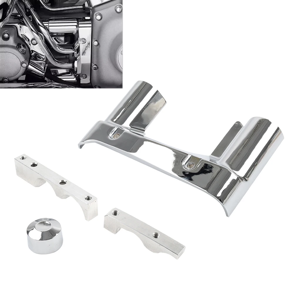 

Алюминиевый хромированный комплект крышек маслопроводов для мотоциклов Harley Softail FXST Fat Boy FLSTF Night Train