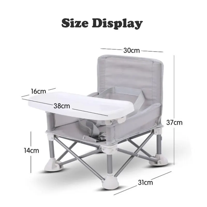 아기 좌석용 접이식 좌석 및 소파, 휴대용 아기 식사 의자, 어린이 해변 의자, 베이비 부스터 좌석, 식사 의자
