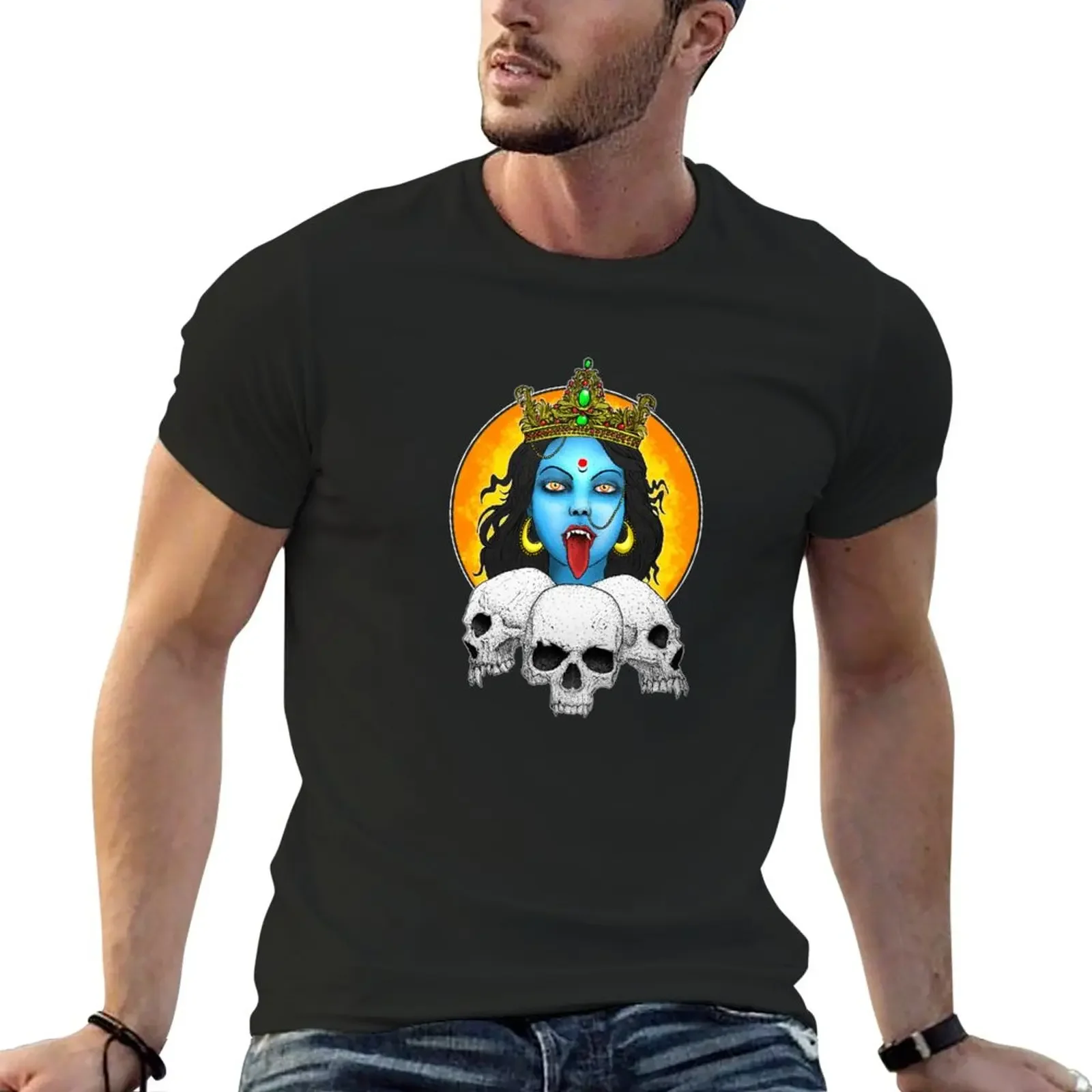 New Kali Hindu Goddess T-Shirt animal print shirt for boys boys t shirts t shirt man sweat shirts t shirts for men graphic