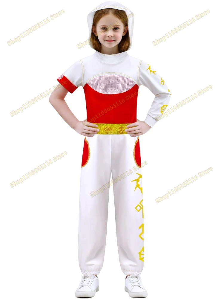 

2025 Movie Zombies 4 Cosplay Addison Dress Top Skirt Halloween Suit For Girls Birthday Party Disguise Roleplay Costume Outfit