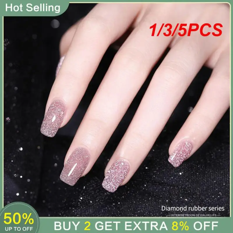 1/3/5PCS Glitter Sequins Semi-permanent Professional Easy Soak Off Manicure Uv Led Nails Popular Soak Off Varnish Easy To Remove