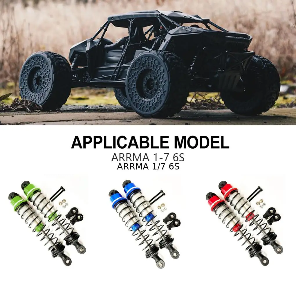 RCGOFOLLOW Front Shock Absorber RC Car Part Threaded Rc Front Shock Absorber For 1 7 ARRMA 6S Monster Trucks RC Upgrade Part