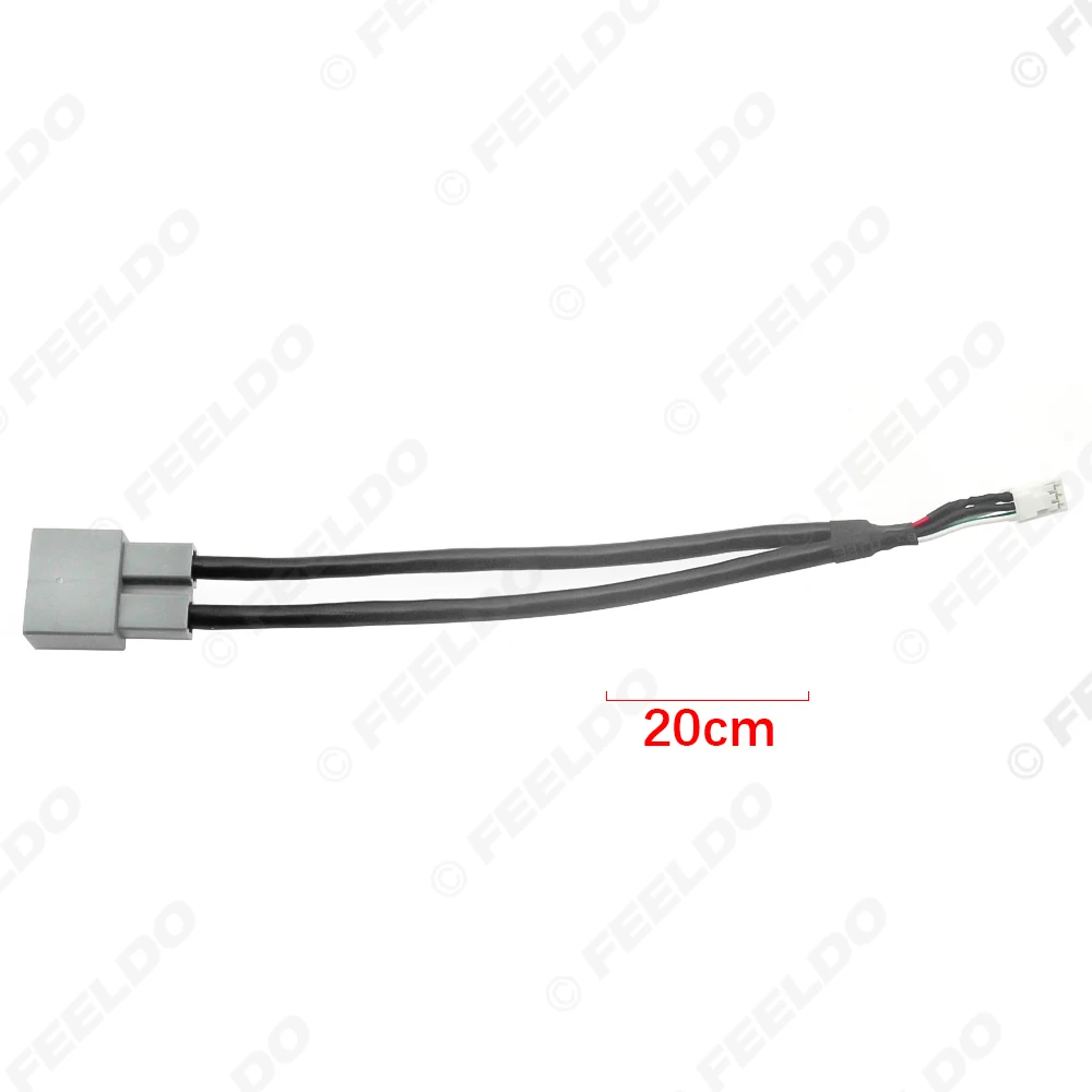 راديو صوت للسيارة 6 دبابيس موصل مبدل ميناء USB محول لهوندا (2021) سلك أصلي نقل كابل USB للسيارات #2