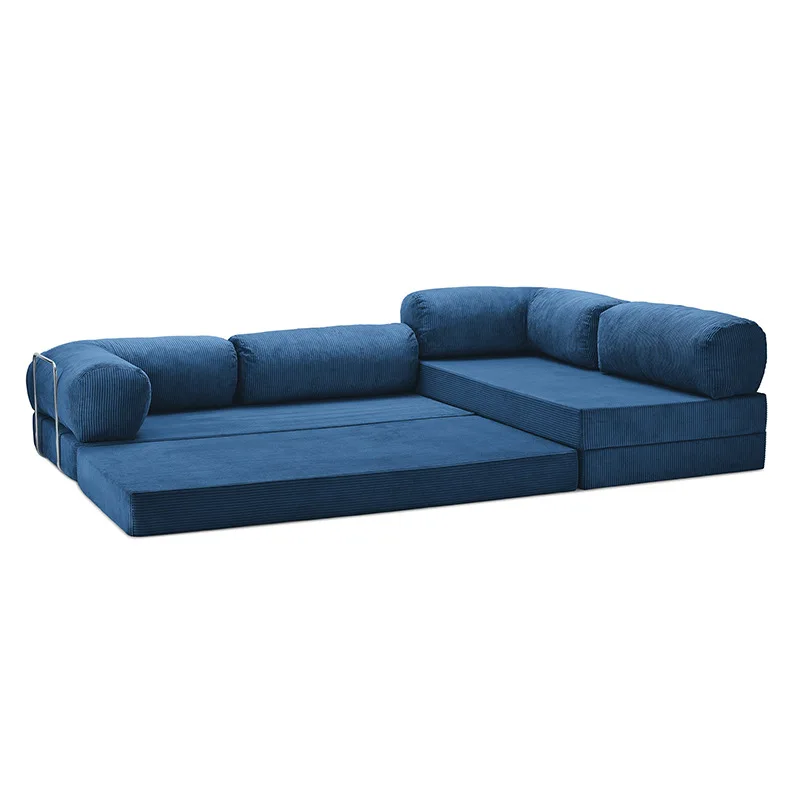 

Teddy sofa bed antique living room module sofa American three-person retro fabric sofa