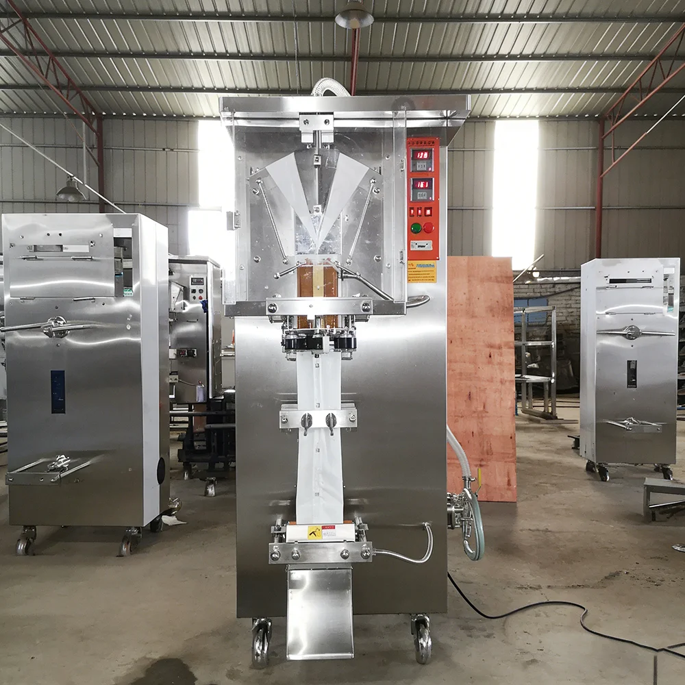 

-oo Hot Sale Automatic Electric 500ml Drinking Water Filling Packing Machine Plastic PE Roll Film Beverage Milk Sealing Machine