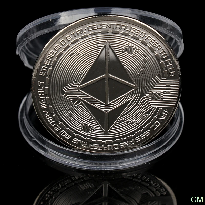 Creative Ethereum Coin Ethereum Art Collection Physical Commemorative Coin Collectibles