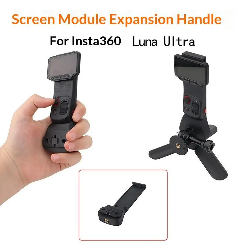 Expansion Handle Mount Grip Adapter 1Pcs Rugged Construction for Insta360 Luna Ultra for Adventure Photography