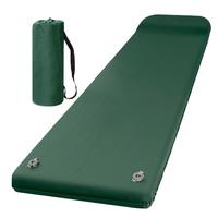 Inflatable Sleeping Pad Soft Foam Camp Mattress Pad Lightweight Travel Air Bed With Pillow Camping Gear For Home Car Tent