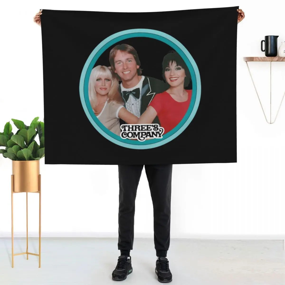 

So Vintage Signature Photo Throw Blanket Warm Napping Blanket for Office Couch Bed