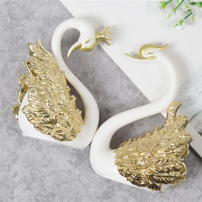 Bakery Accessories Exquisite Workmanship Swan Crown Charming Unique Cake Toppings Cake Center Sought After Cake Decoration Grace