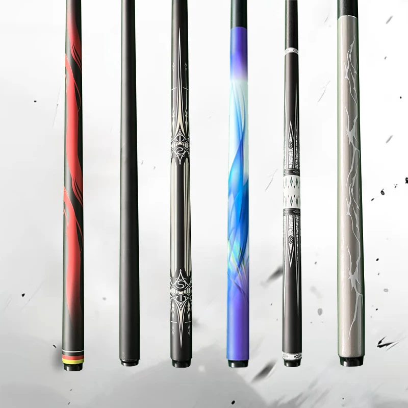 Billiard Cue Stick Snooker Cue Center Joint Aluminum Alloy Joint 145cm Length Carbon Fiber Snooker & Billiard Cues Clubs