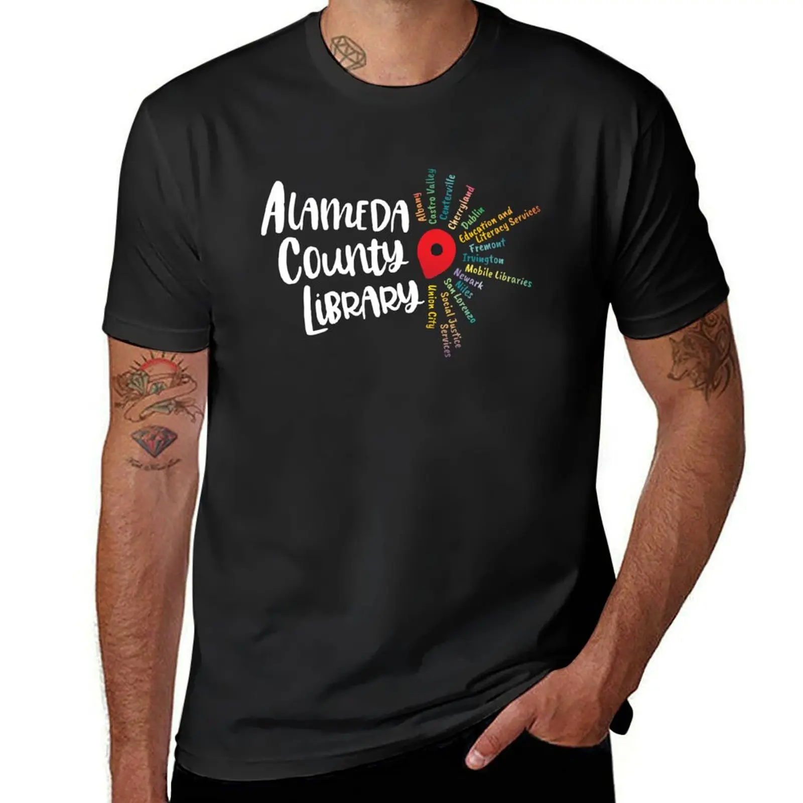 AC Library - Outreach 2023 T-Shirt graphics heavyweights new edition slim fit t shirts for men