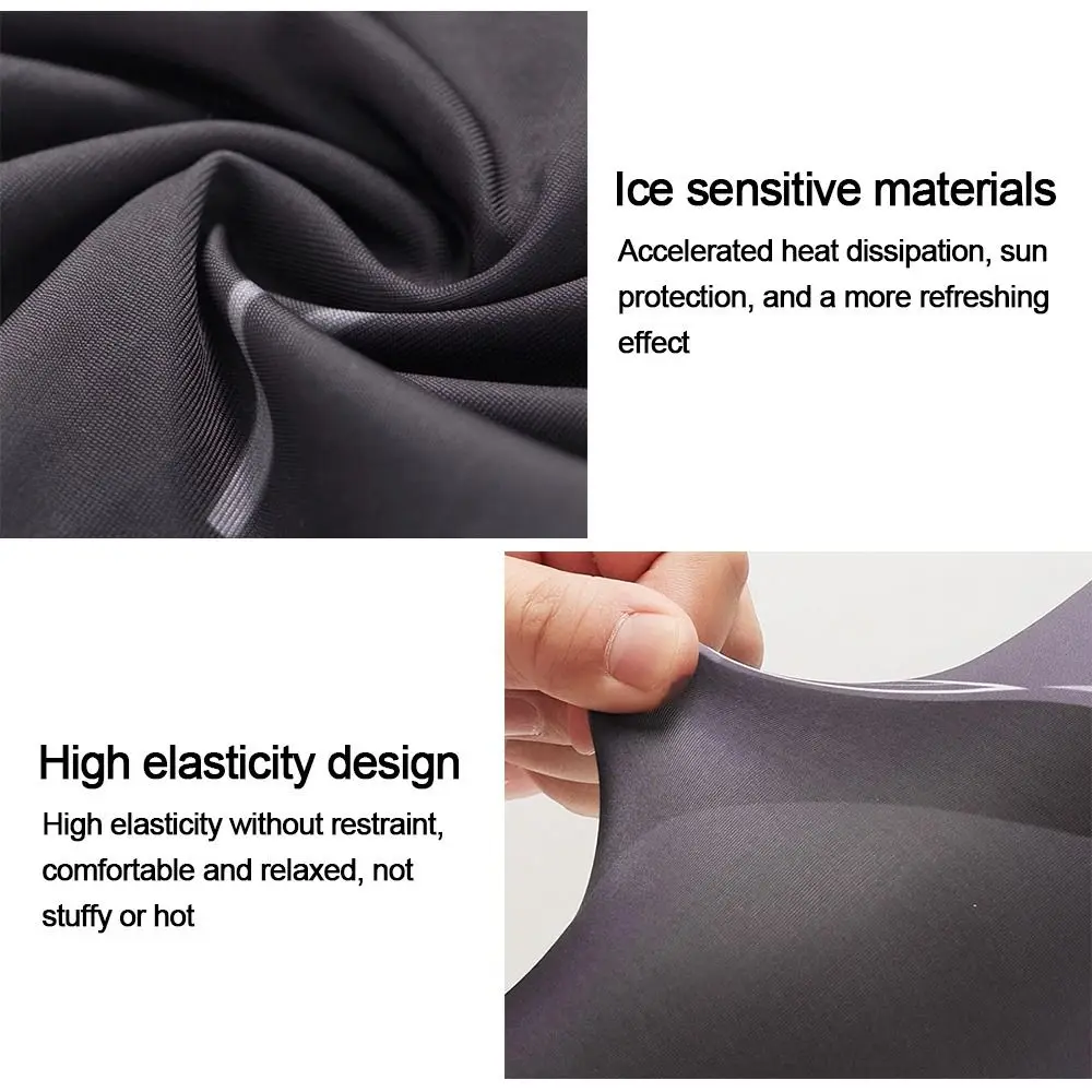 Unisex Arm Sleeves Sun UV Protection Elastic Ice Cuff Arm Cover Running