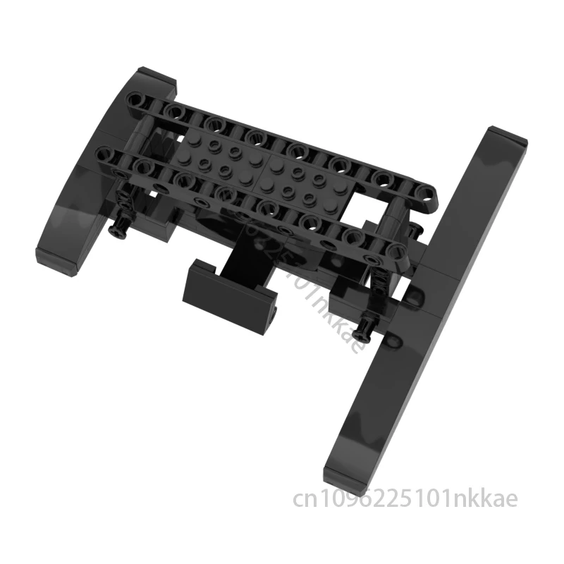 MOC soporte personalizado para Coruscant Guard Gunship 75354 modelo de bloques de construcción DIY soporte de barco espacial ladrillos juguetes regalos solo soporte