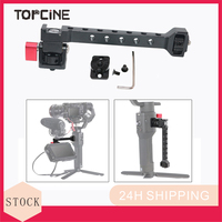 Topcine Weebill/DJI Gimbal Monitor Mount, Extension Plate Rotatable Magic Arm with 1/4 Thread Cold Shoe Mount