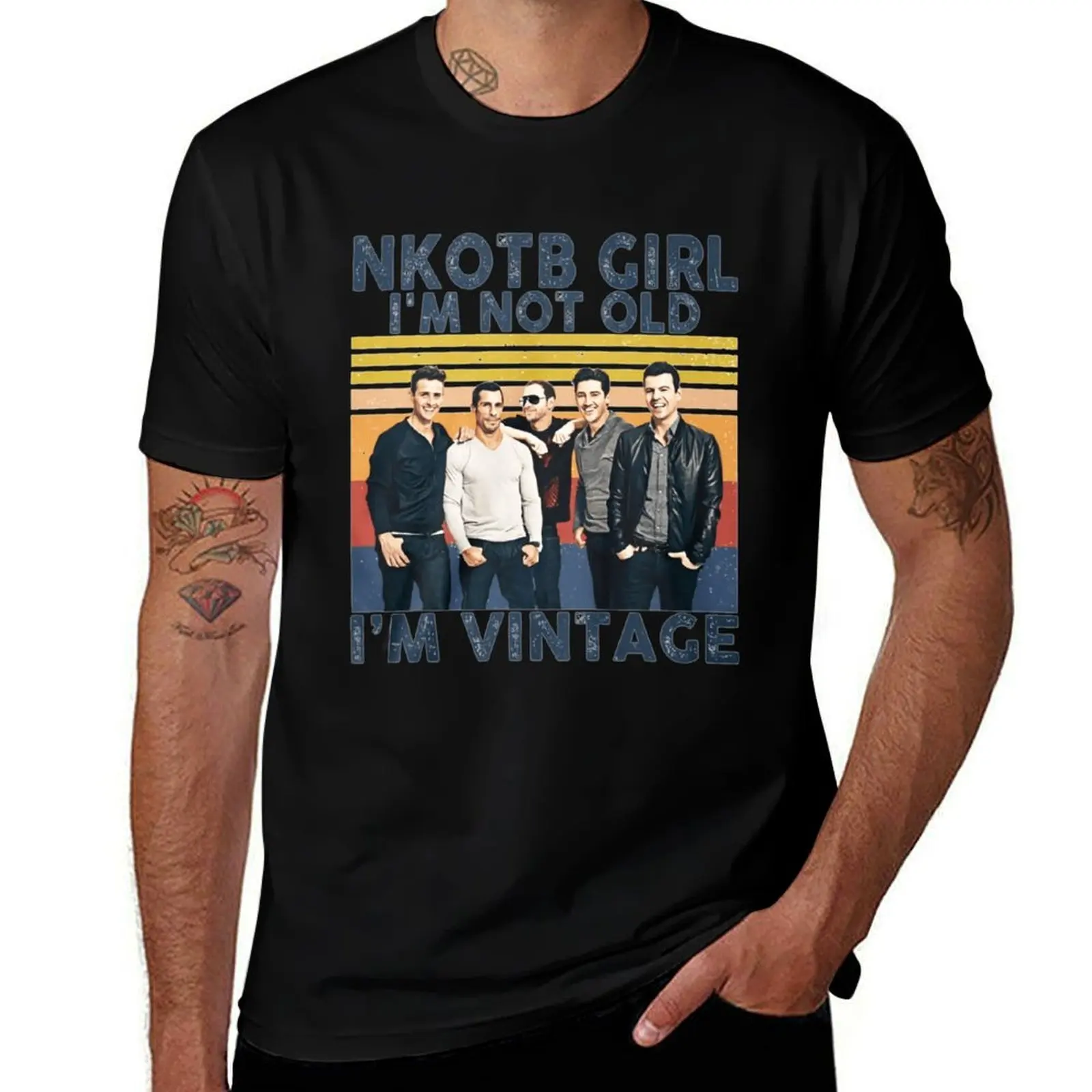 

NKOTB Girl I'm NOT Old I'm Vintage Music Gift For Fans, For Men and Women T-Shirt man graphic t shirt T-Shirt
