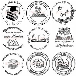 6 Büyük satış, ex libris damgası-no. 2