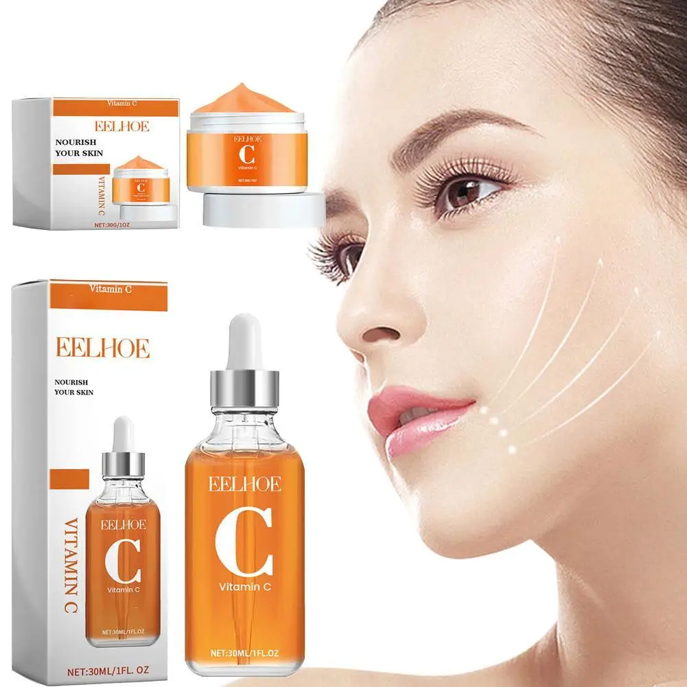 Vitamin C Face Serum Lifting Nourishing Essence Brighten Nourish Deep Hydration Moisturizer Skin Care Serum