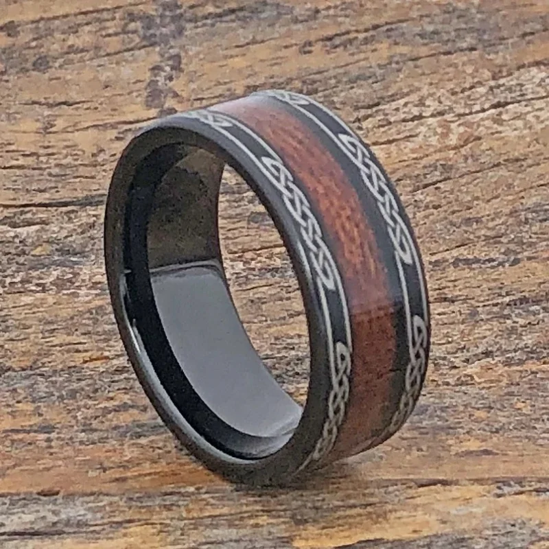 Black Tungsten Ring…