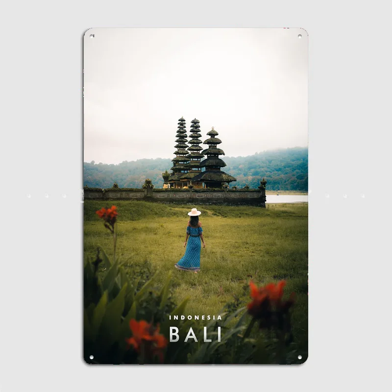 Pura Bali Metal Custom Sign Living Room Wall Indoor Decor Room Decoration Bedroom Posters Home Decor