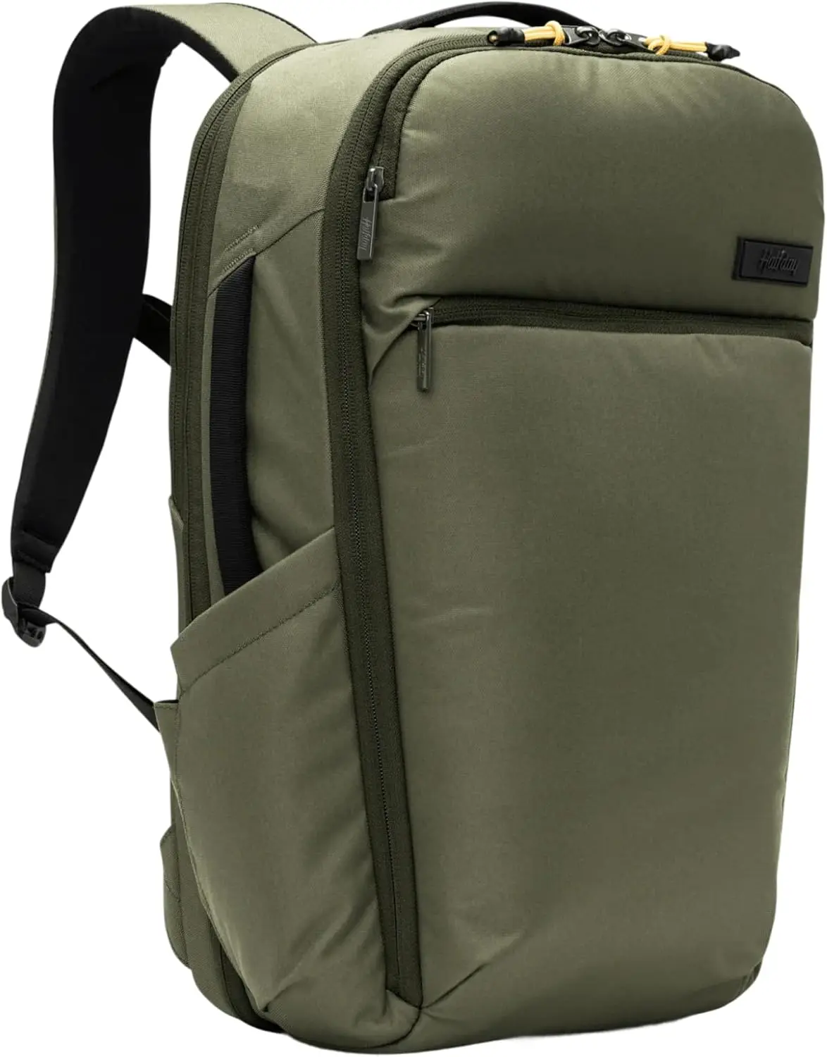 All-in-One Travel Backpack: 15" Laptop Compartment, Shoe/Laundry Pouch, Carry-on for Weekend & Business Trips, Olive