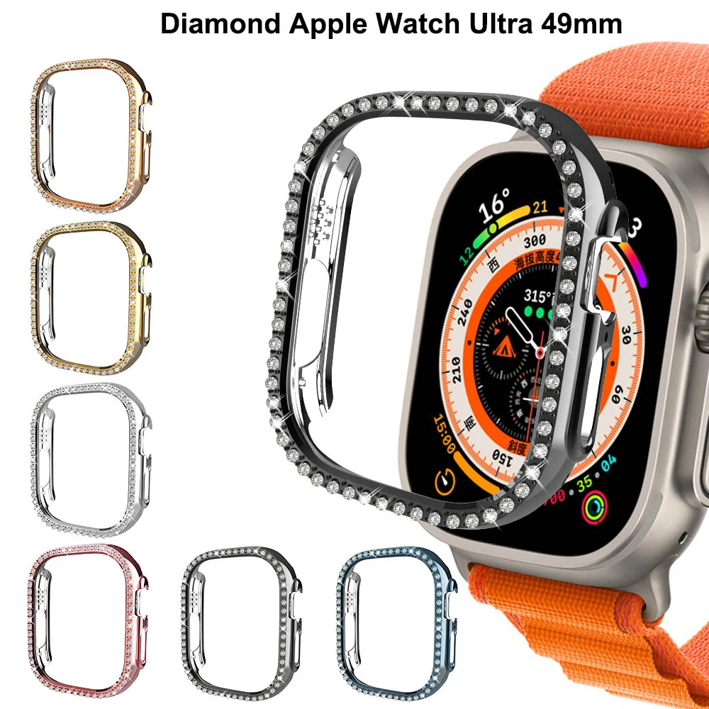 Diamond Protective Case for Apple WatchUltra 49mm Cover Shock-proof and drop-proof For Iwatch 8 Pro/Ultra 49mm