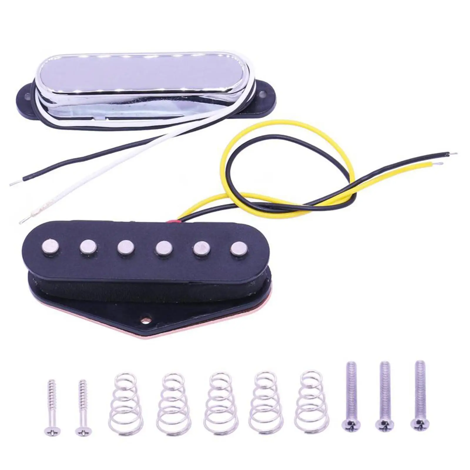 

Electric Guitar Pickup Set Bridge Pickup Convenient Replace, Accessories, Practical Parts Neck Pickup for Professional