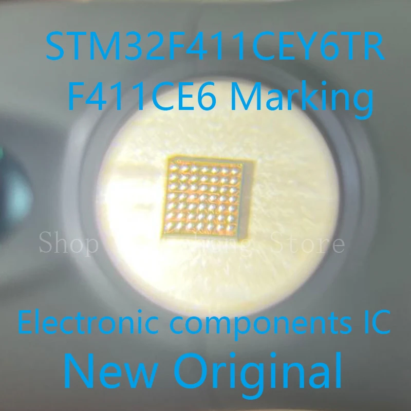 New Original STM32F411CEY6TR STM32F411CEY6 STM32F411CE STM32F411 F411CE6 marking MCU, 32BIT, CORTEX-M4, 100MHZ, WLCSP-49 2pcs