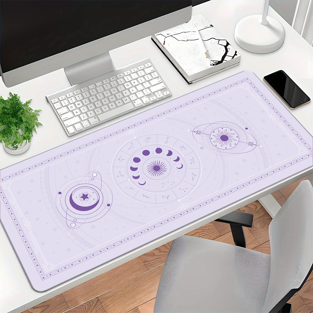 Constellation Card Mouse Pad Girly Large Computer Office Game Table Mats XXL Rubber Anti-slip Gaming Keyboard Mat Long Desk Pads