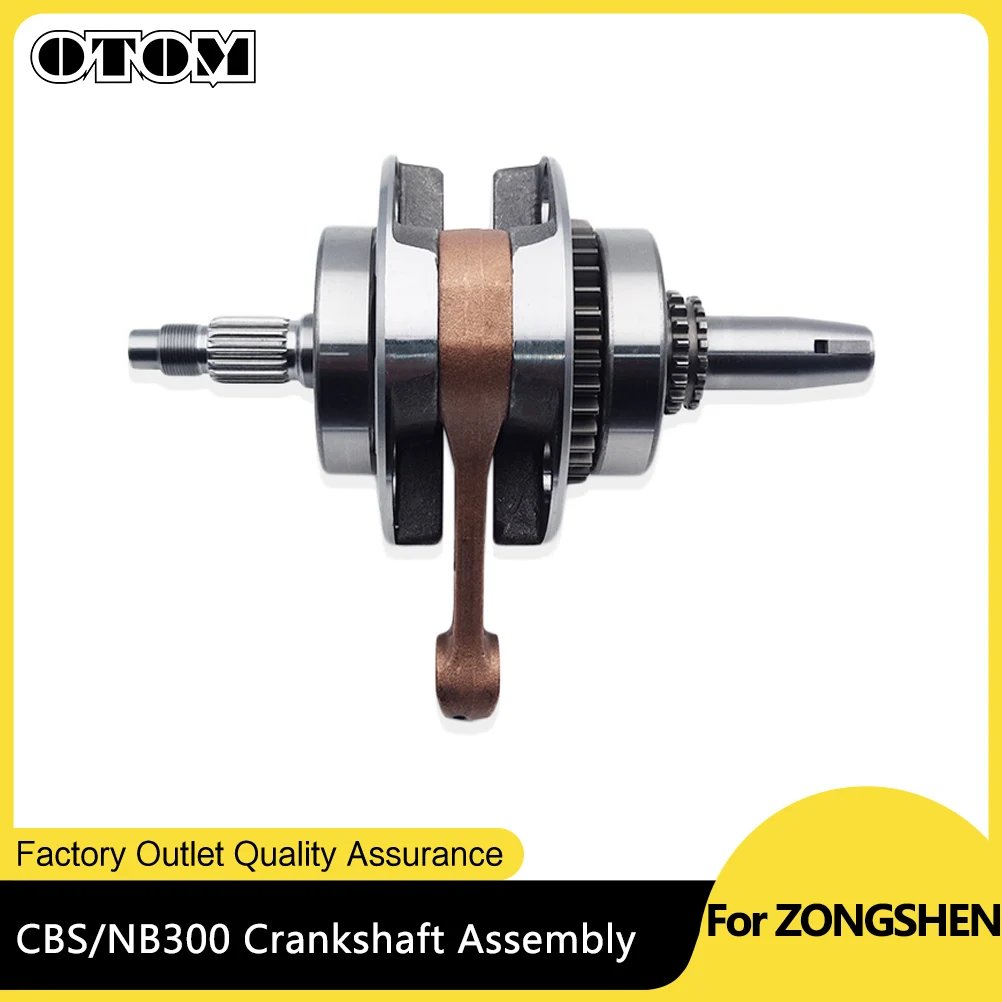 

OTOM Motorcycle CBS300 NB300 Crankshaft Assembly Crank Connecting Rod Shaft For ZONGSHENZS174MN-3 ZS174MN-5 4-stroke Engine Part