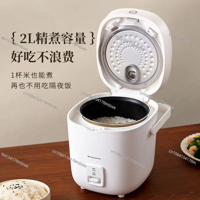 Automatic Quick-cooking Rice Cooker Household Mini Mechanical Rice Cooker 2L for One Person Small Household