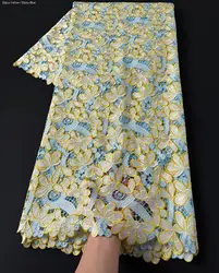 繊細な刺embroideredのレースベール生地、肌にやさしい、アフリカの人魚のドレス、デュスケールドバイのチャイナドレス、ボイル生地、韓国