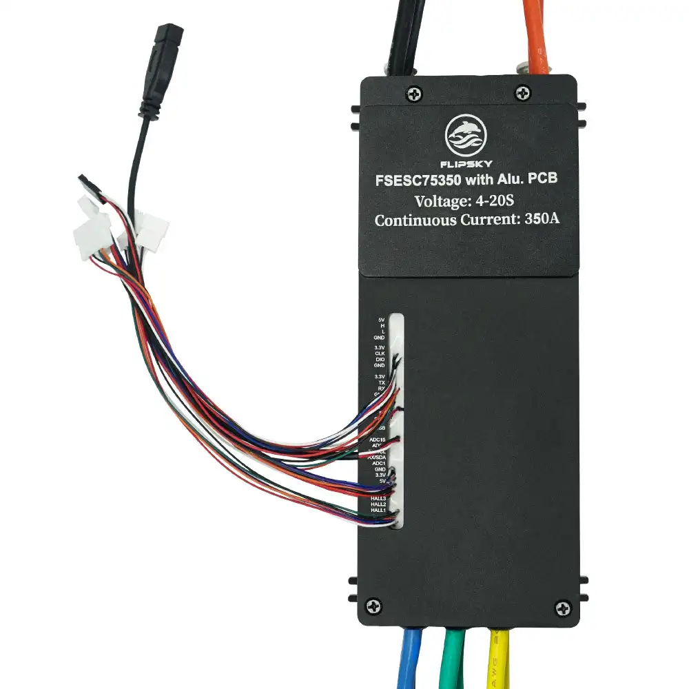 Flipsky FSESC 75350 84V High Current 350A ESC Base on Vesc with Aluminum Case Water Cooling Enclosure