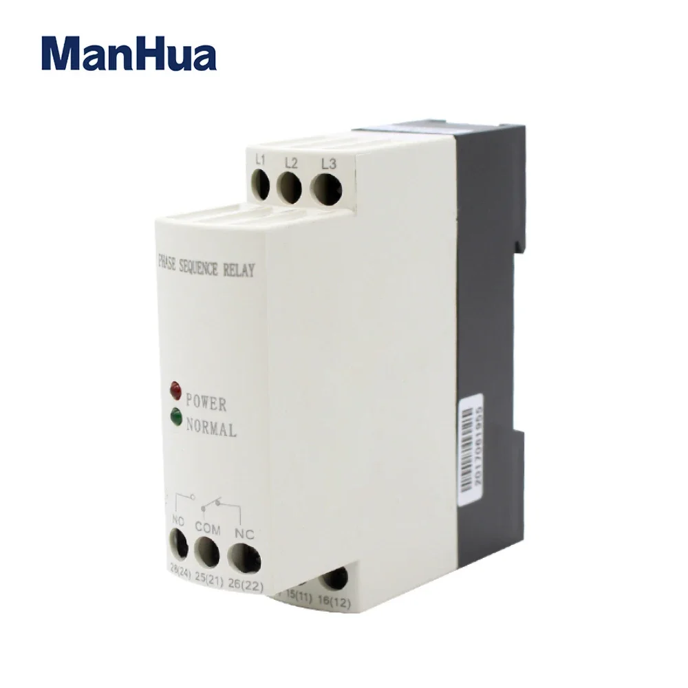 ManHua Three Phase 250V-500VAC  MR06S Phase failure  phase  Sequency  Protection