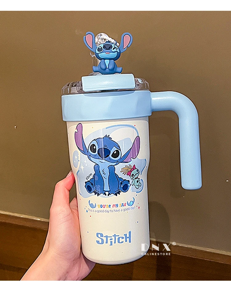 

Lilo & Stitch Large capacity thermos cup, household water cup, children's birthday gift, easy to carry when you go out