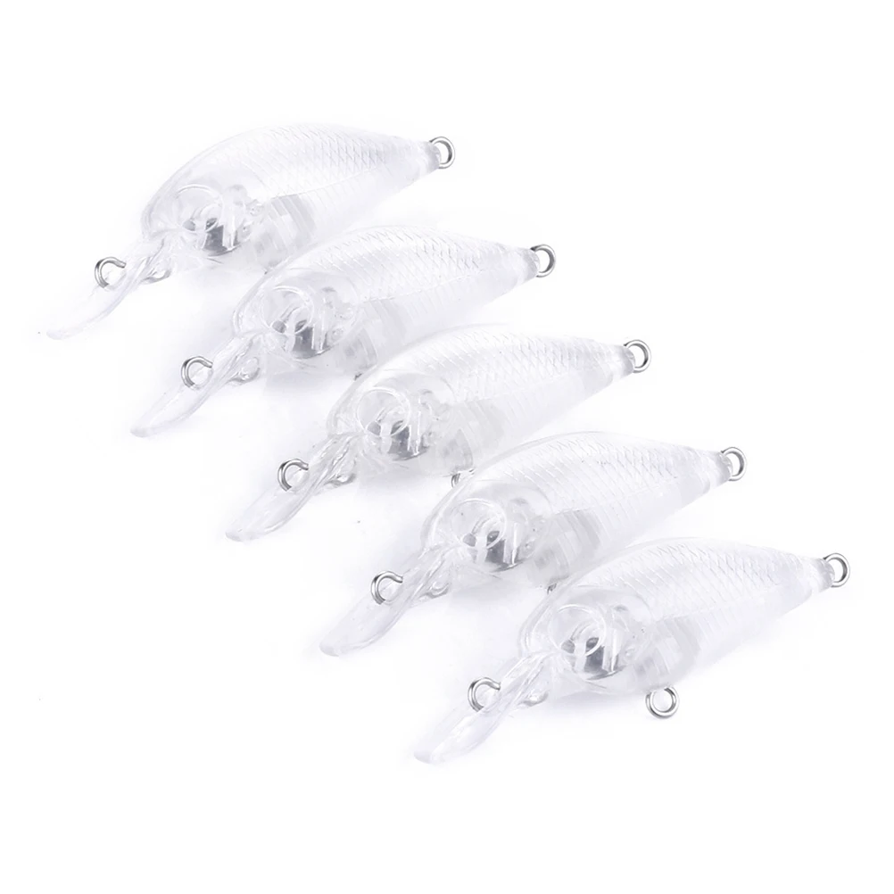 

10 Pcs Lure Bait Reusable Fishing Fake Baits Cocked Mouth Lures Accessories